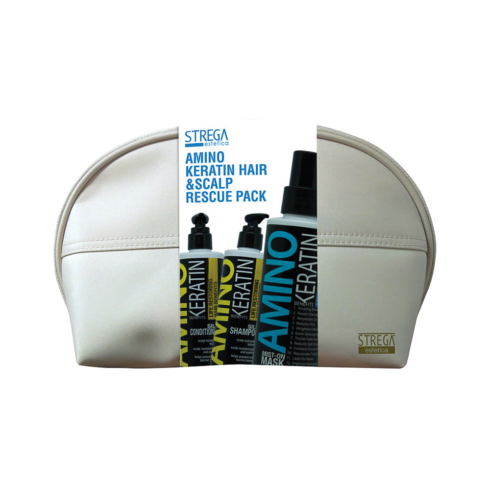 Strega Estetica Amino Keratin Hair & Scalp Rescue Pack – Restore & Nourish
