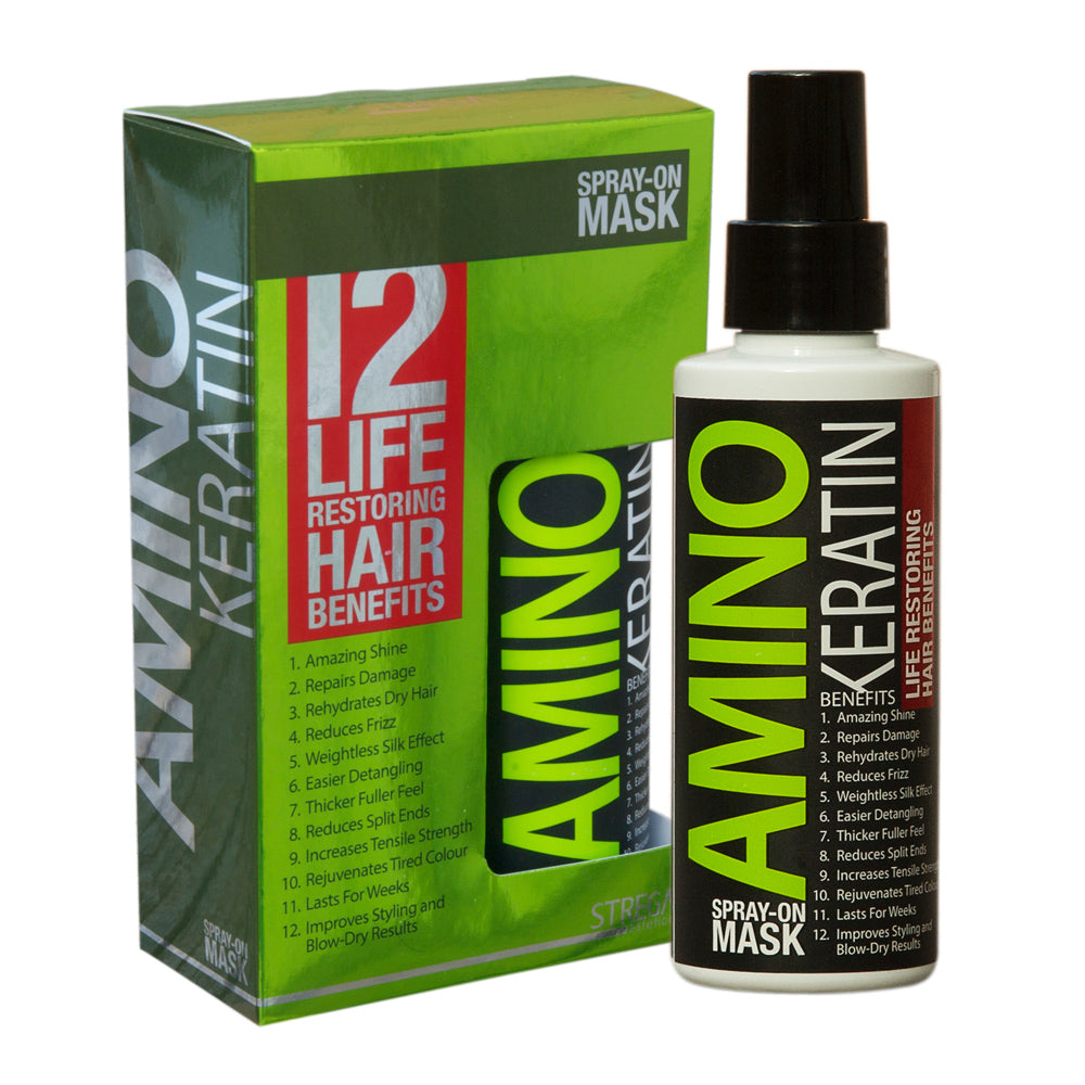 Strega Estetica Amino Keratin Spray-On Mask - 12 Life Restoring Hair Benefits for Shine & Repair