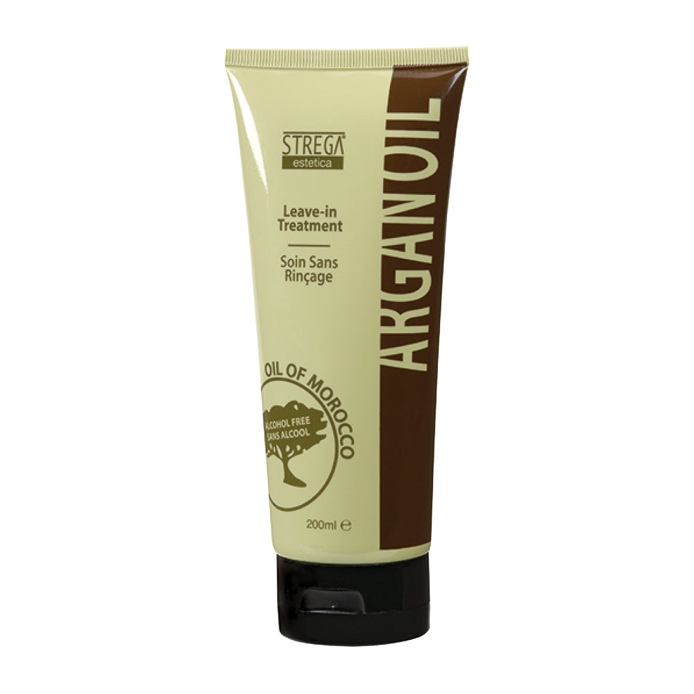Strega Estetica Argan Oil Leave-In Treatment - Moroccan Hair Care, Alcohol-Free, 200ml