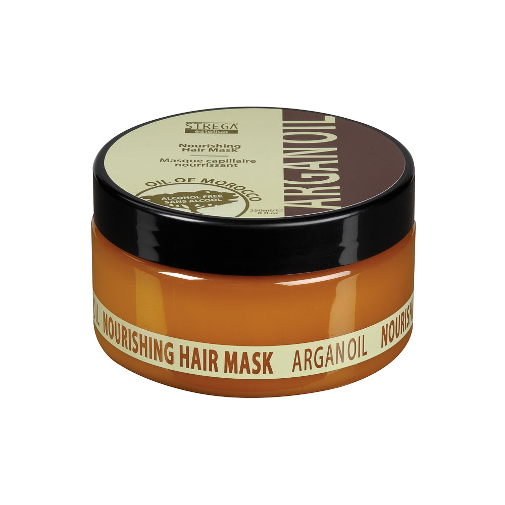 Strega Estetica Argan Oil Nourishing Hair Mask - Alcohol-Free, Deep Conditioner for Healthy Hair