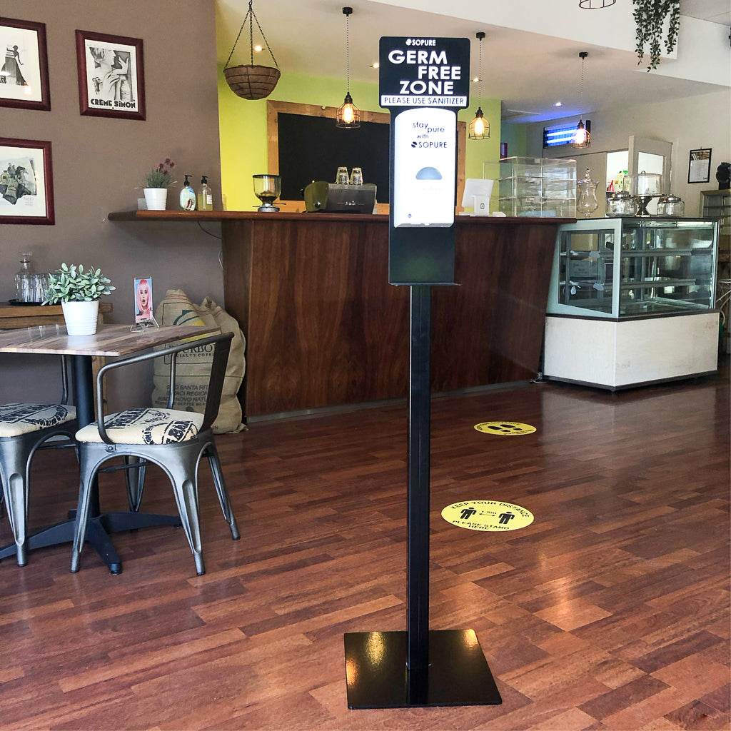 Germ Free Zone Touch FREE Gel or Spray Dispenser