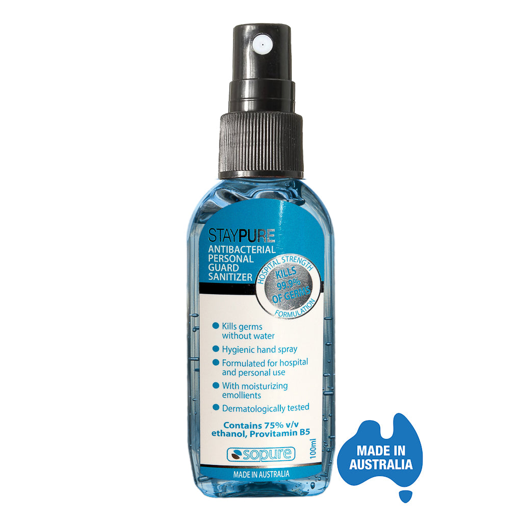 SoPure Personal Guard V75 Hand Sanitizing Spray