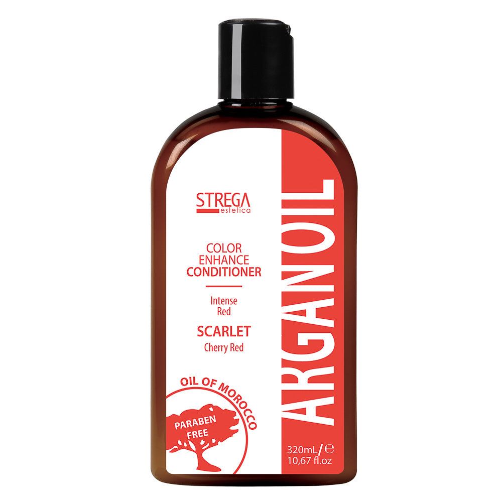 Strega Estetica Argan Oil Color Enhance Conditioner - Intense Scarlet Red, Paraben-Free