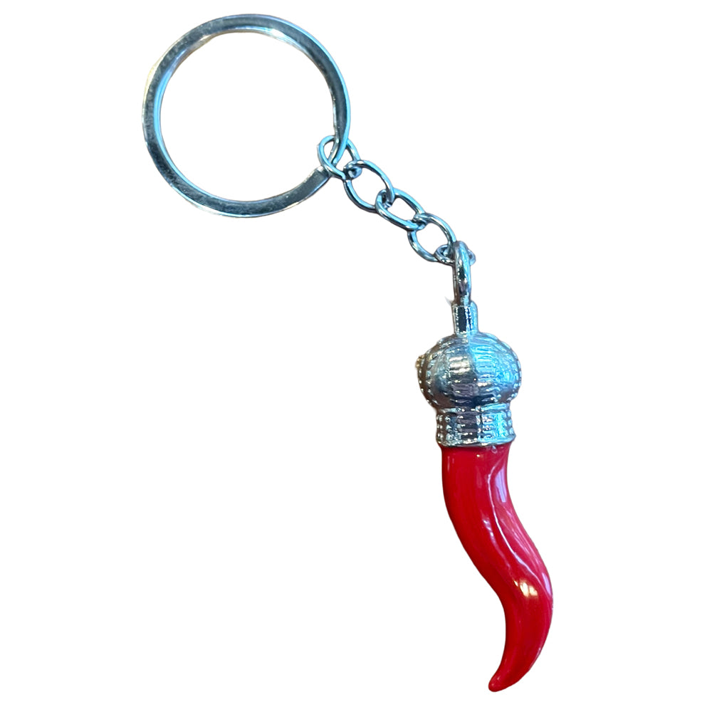 Italian horn" or "Cornicello Keychain