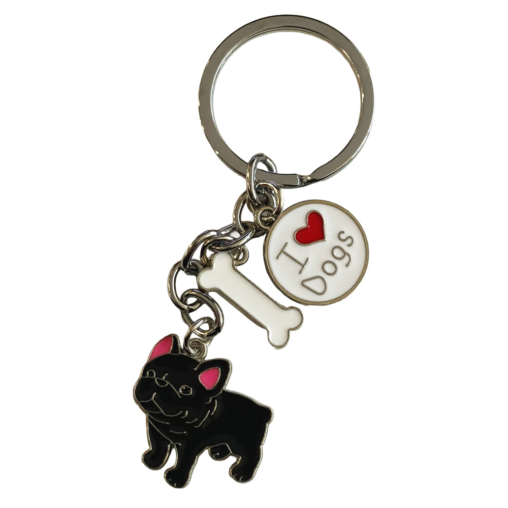 I Love Dogs Black French Bulldog